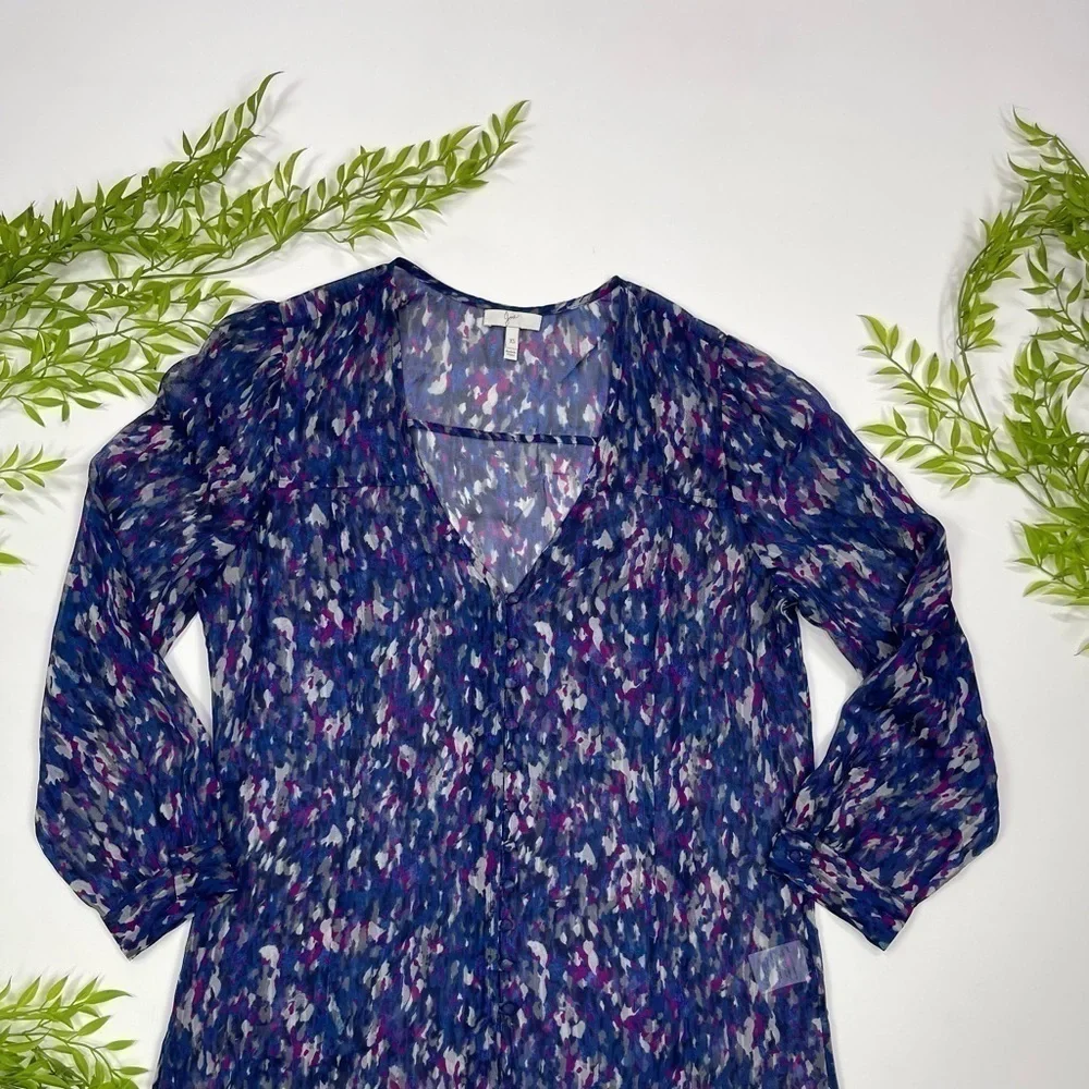 Joie XS Blouse Top Silk - Picture 1 of 9